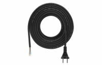 Kabel flexo guma 2x1mm, černá, 5m S03050