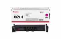 Canon originální vysokokapacitní toner Cartridge 069 H M magenta, MF752Cdw, 754Cdw, LBP673Cdw, kapacita5 500 stran/K/