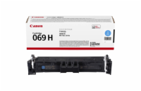 Canon originální vysokokapacitní toner Cartridge 069 H C azurový, MF752Cdw, 754Cdw, LBP673Cdw, kapacita 5 500 stran/K/