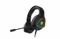 CANYON Herní headset Shadder GH-6, RGB podsvícení, USB + 3,5mm jack, 2m kabel, černý
