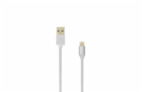 SBOX kabel iPhone/8pin, 1,5m, blistr, stříbrná