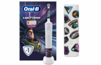 Oral-B Vitality D100 Kids Lightyear - elektrický zubní kartáček, oscilační, 2 režimy, časovač
