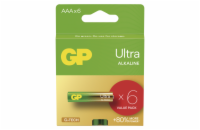 GP Alkalická baterie ULTRA AAA (LR03)- 6ks