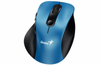 GENIUS Ergo 9000S Blue/ duální Bluetooth + 2,4GHz/ 2400 dpi/ bezdrátová/ tichá/ modrá