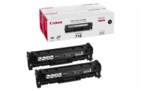 Canon originální toner CRG-718BK 2-pack/ LBP-7200/ 7660/ 7680/ MF-80x0/ MF724 /K/ Černé