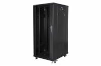 LANBERG Volně stojící skříň 19" 27U/600x800 (v rozloženém stavu) černá (RAL9004)  