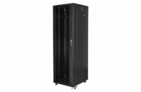 LANBERG Volně stojící skříň 19" 42U/600x800 (v rozloženém stavu) černá (RAL9004)  