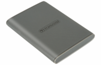 Transcend ESD360C 1TB, USB 20Gbps Type C, Externí SSD disk (3D NAND flash), kompaktní rozměry, šedý