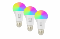IMMAX NEO LITE SMART sada 3x žárovka LED E27 11W RGB+CCT, stmívatelná, Wi-Fi, Beacon, DO, TUYA