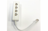 DATACOM Rozčtverka UTP CAT3 4xRJ45 (8p2c-1M/4F)
