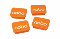 Nobo magnety 30 mm, oranžové (4)
