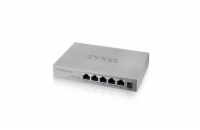 Zyxel XMG-105 5 Ports 2,5G + 1 SFP+, 4 ports 70W total PoE++ Desktop MultiGig unmanaged Switch