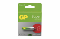 GP alkalická bat SUPER AAA (LR03) 8pack