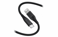 Swissten Datový kabel SOFT SILICONE USB / USB-C 1,5 M 60W ČERNÝ