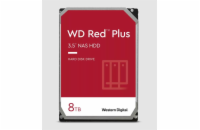 WD RED PLUS NAS WD80EFPX/8TB/3.5"/256MB cache/5640 RPM/215 MB/s/CMR