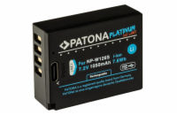 PATONA baterie pro foto Fuji NP-W126S 1050mAh Li-Ion Platinum USB-C nabíjení