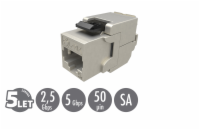 Samořezný keystone Solarix CAT5E STP SXKJ-5E-STP-BK-SA
