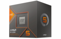 CPU AMD RYZEN 5 8600G, 6-core, až 5.0GHz, 22MB cache, 65W, AMD Radeon 760M Graphics, socket AM5, BOX