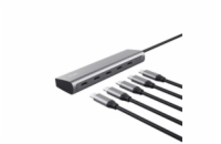 TRUST Rozbočovač Halyx Aluminium 5 Port USB 3.2 Gen1 Hub