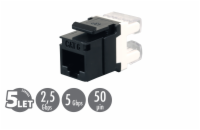 Zařezávací keystone Solarix CAT6 UTP SXKJ-6-UTP-BK