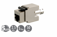 Zařezávací keystone Solarix CAT6 STP SXKJ-6-STP-BK