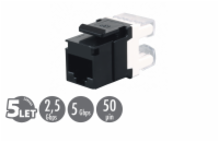 Zařezávací keystone Solarix CAT5E UTP RJ45 SXKJ-5E-UTP-BK