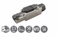 Konektor MPTL univerzální RJ45 CAT6 STP samořezný SXRJ45-6-STP-BK-SA