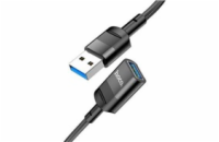 Adapter OTG HOCO U107 z USB na USB konektor, prodloužený 1,2m, černá