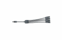 Kabel TIPA MC4 rozbočení 1x zdířka/ 4x konektor 30cm