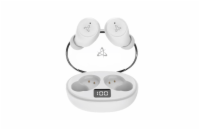 SBOX bezdrátová sluchátka s dobíjecím boxem, Bluetooth 5.0, bílá (EB-TWS115-W)