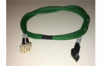 Broadcom LSI internal U.3 cable 1.0 m SlimLine x8 (SFF-8654) to 2x Mini-SAS HD (SFF-8643) white (for NVMe) SMC