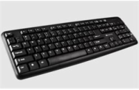 CANYON klasická USB klávesnice, omývatelná, černá, RU layout/Cyrilice, černá