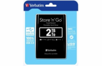 VERBATIM HDD 2.5" 2TB Store  n  Go USB 3.0, Black
