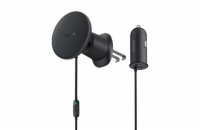 Magnetický držák Baseus do ventilační mřížky s nabíječkou USB-C 15W+25W černý