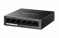 TP-Link Mercusys MS106LP Switch 6-Port, 4x 10/100 Mbps PoE+, 2x LAN, 802.3af/at, 40 W