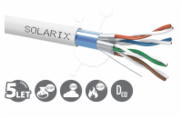Instalační kabel Solarix CAT6A FFTP LSOH Dca-s2,d2,a1 500m/cívka SXKD-6A-FFTP-LSOH