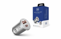 3mk nabíječka do auta - Hyper Car Charger 45W, 1x USB + 1x USB-C (PD)