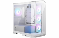 MSI skříň MAG PANO M100R PZ White/ bez zdroje/ levé a přední sklo/ 4x 120 mm A-RGB fan/ 1x USB-C/ 1x USB3.2/ bílá