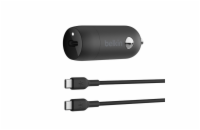 Belkin Car Charger 30W With PPS W/PVC,C-C,1M Blk