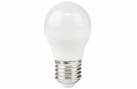 NEDIS LED žárovka E27/ G45/ 4,9 W/ 220 V/ 470 lm/ 2700 K/ teplá bílá/ matná