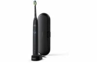 Philips Sonicare 4300 HX6800/87 elektrický zubní kartáček, sonický, 1 režim, 2 intenzity, cestovní pouzdro, černá