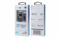 TB Touch 2v1 kabel USB-C - USB C s USB A, 1,2m