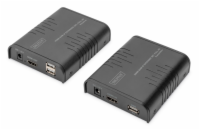 DIGITUS DS-55529 HDMI KVM IP Extender sada, Full HD, 60 Hz, 120m, černá