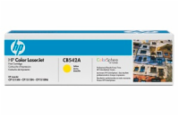HP 125A Yellow LJ Toner Cart, CB542A (1,400 pages)