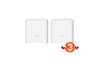 Tenda Nova EX3 (2-pack) WiFi6 AX1500 Mesh Gigabit system, 4xGLAN/GWAN, WPA3, VPN, SMART CZ aplikace