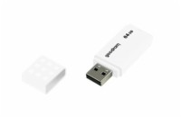 GOODRAM UME2 WHITE USB 2.0 64GB Goodram USB flash disk, USB 2.0, 64GB, UME2, bílý, UME2-0640W0R11, USB A, s krytkou