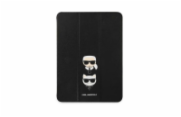 Karl Lagerfeld and Choupette Head Saffiano Pouzdro pro iPad Pro 12.9 2020/2021 Noste své zařízení v moderním originálním Guess designovaném příslušenství, z vysoce kvalitních materiálů