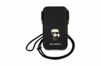 Karl Lagerfeld Saffiano Metal Logo PU Pouch S/M Black Stylová a praktická kapsa pro váš smartphone s logem světoznámé módní značky Karl Lagerfeld. Chrání telefon před poškozením a je i skvělým módním