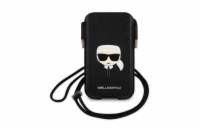 Karl Lagerfeld Head Saffiano PU Pouch S/M Black Stylová a praktická kapsa pro váš smartphone s logem světoznámé módní značky Karl Lagerfeld. Chrání telefon před poškozením a je i skvělým módním doplň