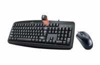 GENIUS KM-200 klávesnice s myší - drátový set Set značkové klávesnice a myši vhodný pro každodenní používání doma nebo v kanceláři. České rozložení kláves, programovatelné klávesy. Myš vhodná pro pra